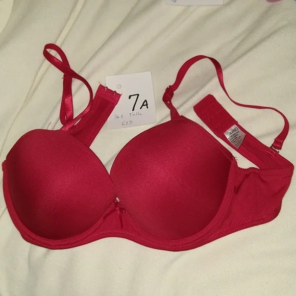 Talla, Intimates & Sleepwear, Womens Red Bra By Talla Size 36c